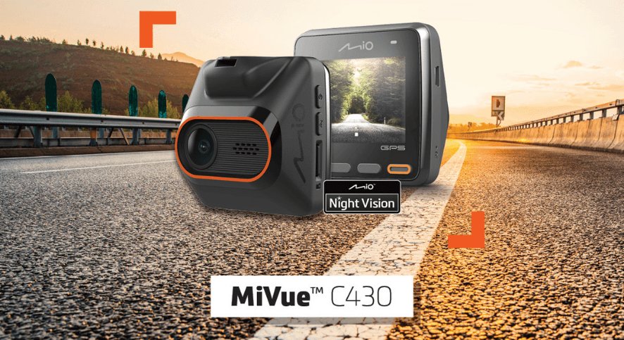 Mio MiVue C430 - wideorejestrator gwarantujący pełen obraz sytuacji na drodze – zdjęcie 1