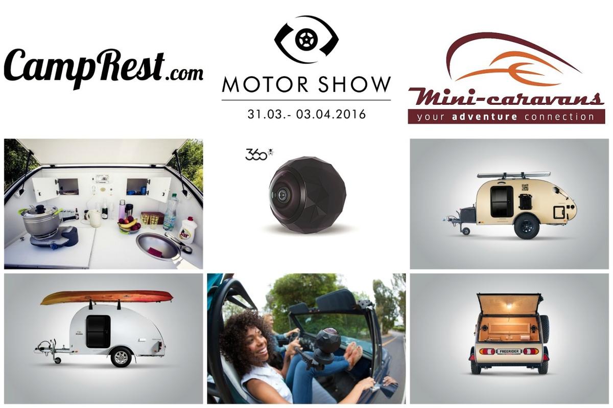 CampRest i Mini-Caravans podczas Motor Show 2016 – zdjęcie 1