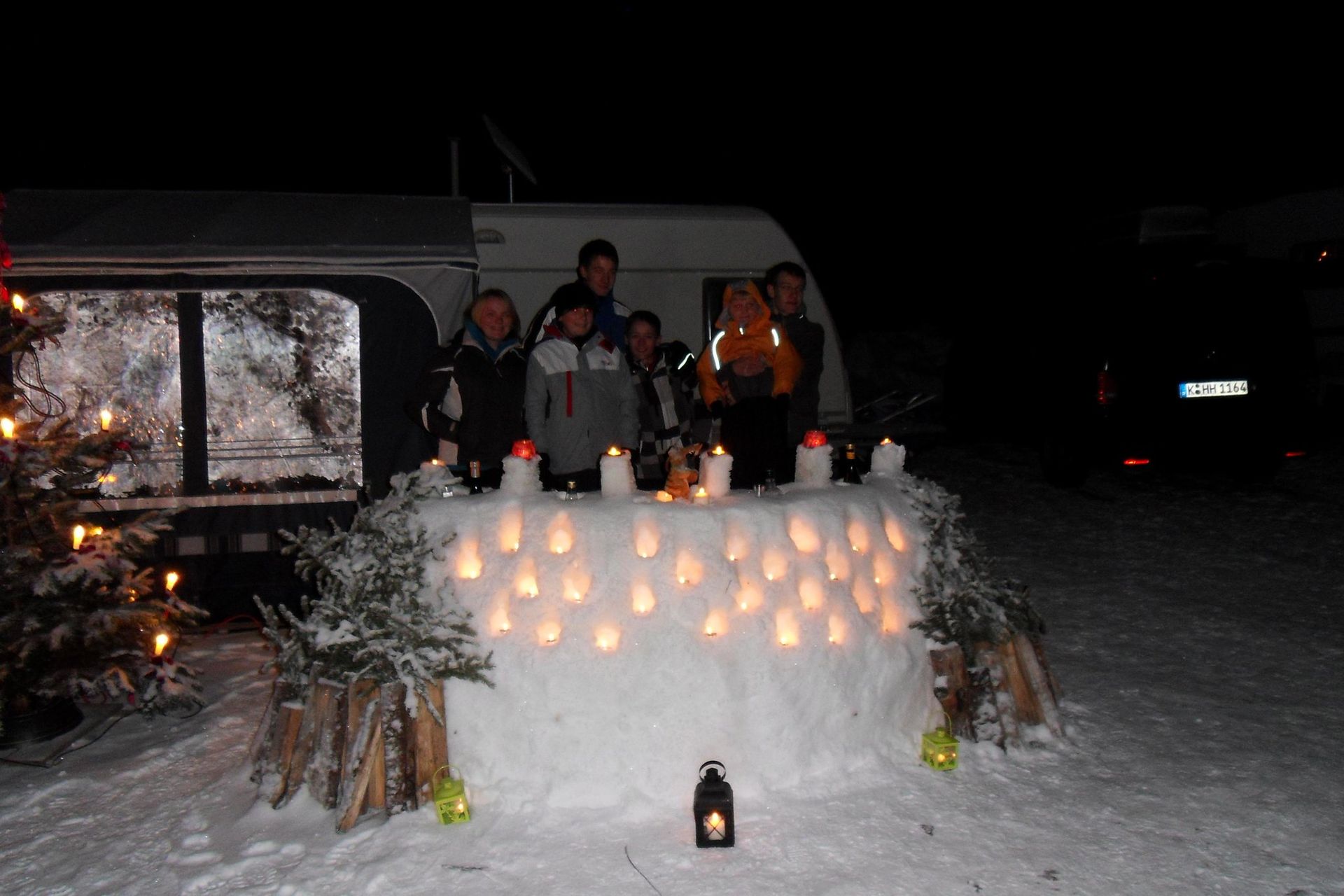 What is camping like in winter?