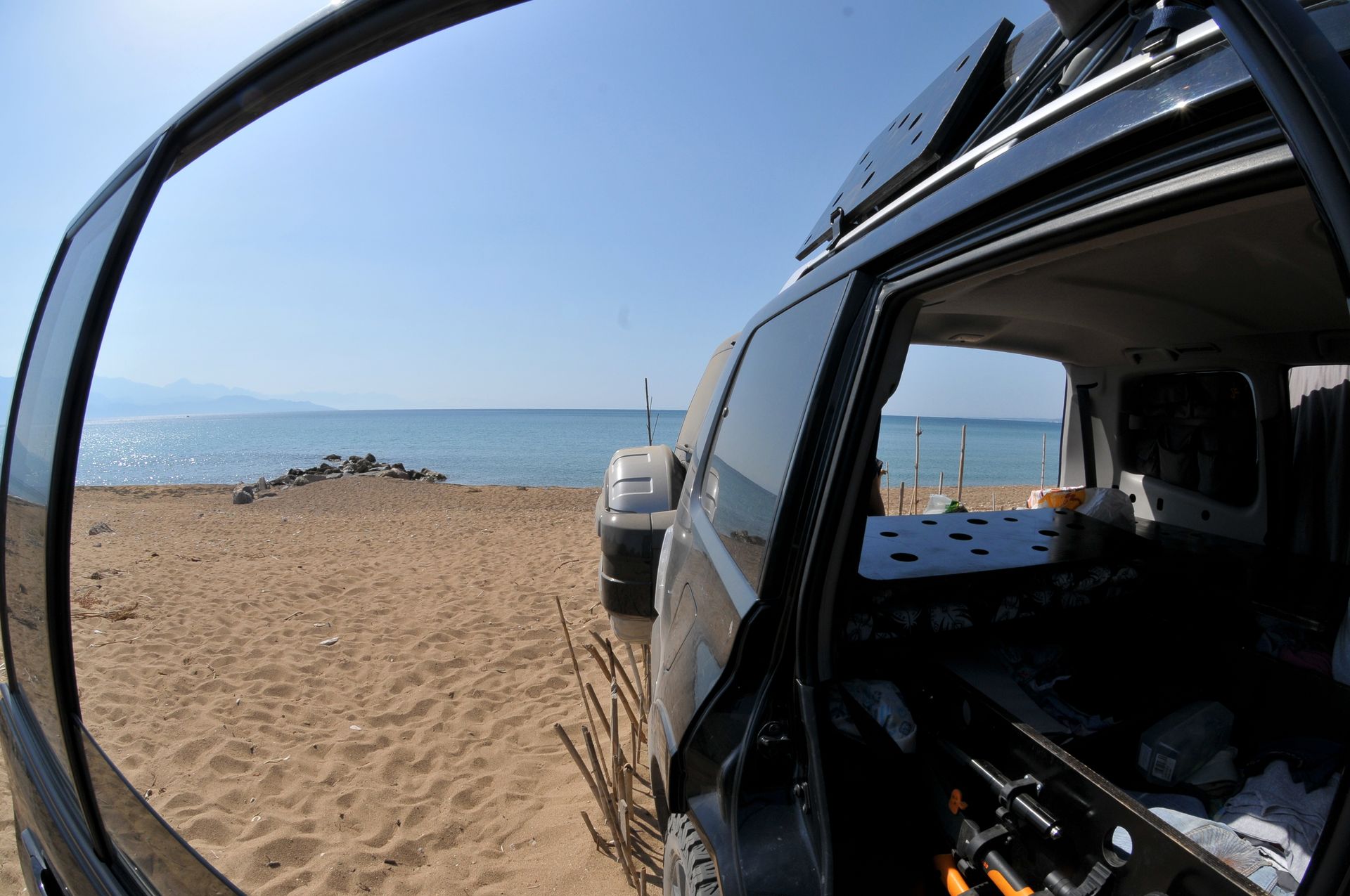 Projekt #PajeroCamper4x3 - relacje z podróży - Dzika Plaża na Peloponez
